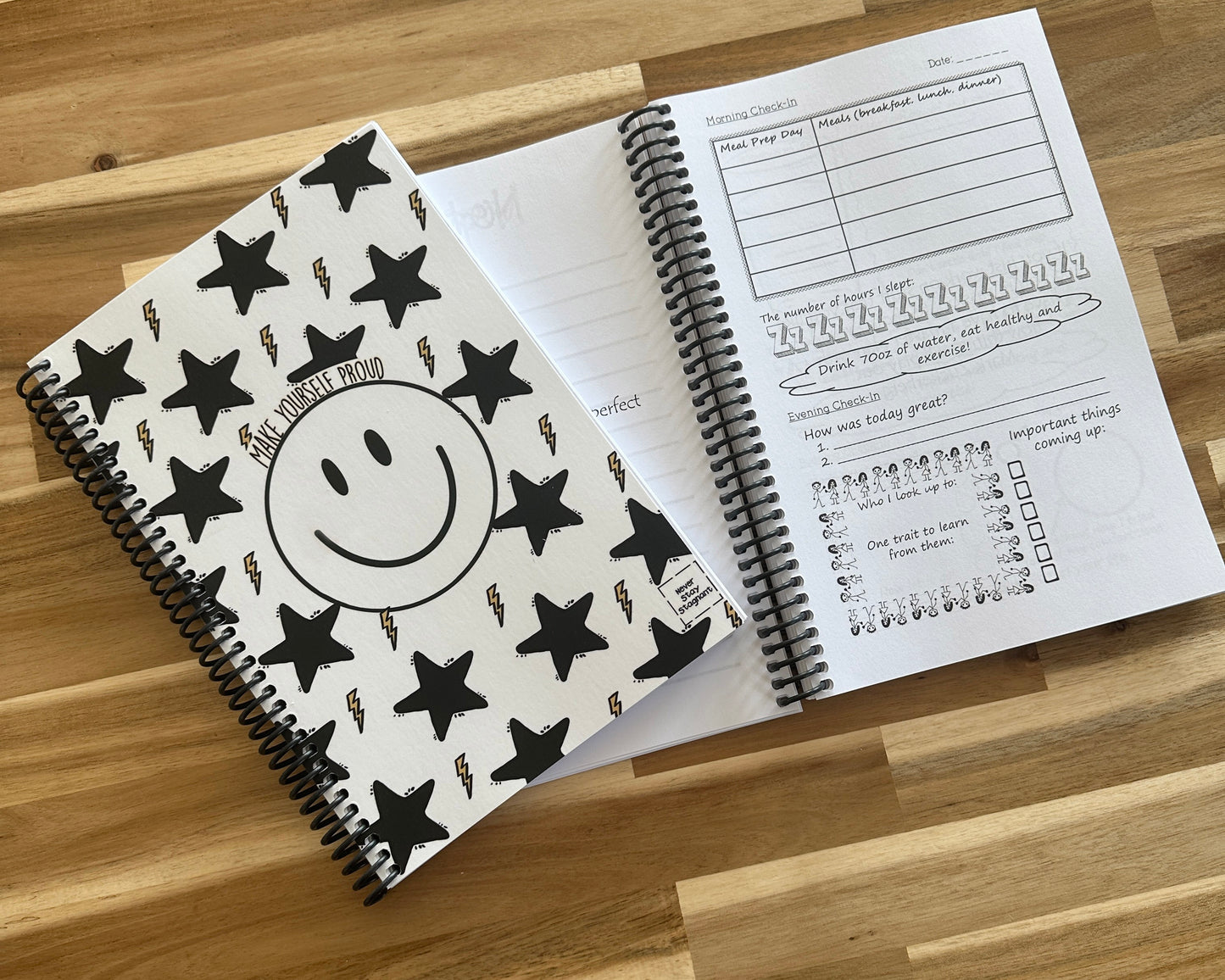Make Yourself Proud: An Interactive Self-Improvement Journal
