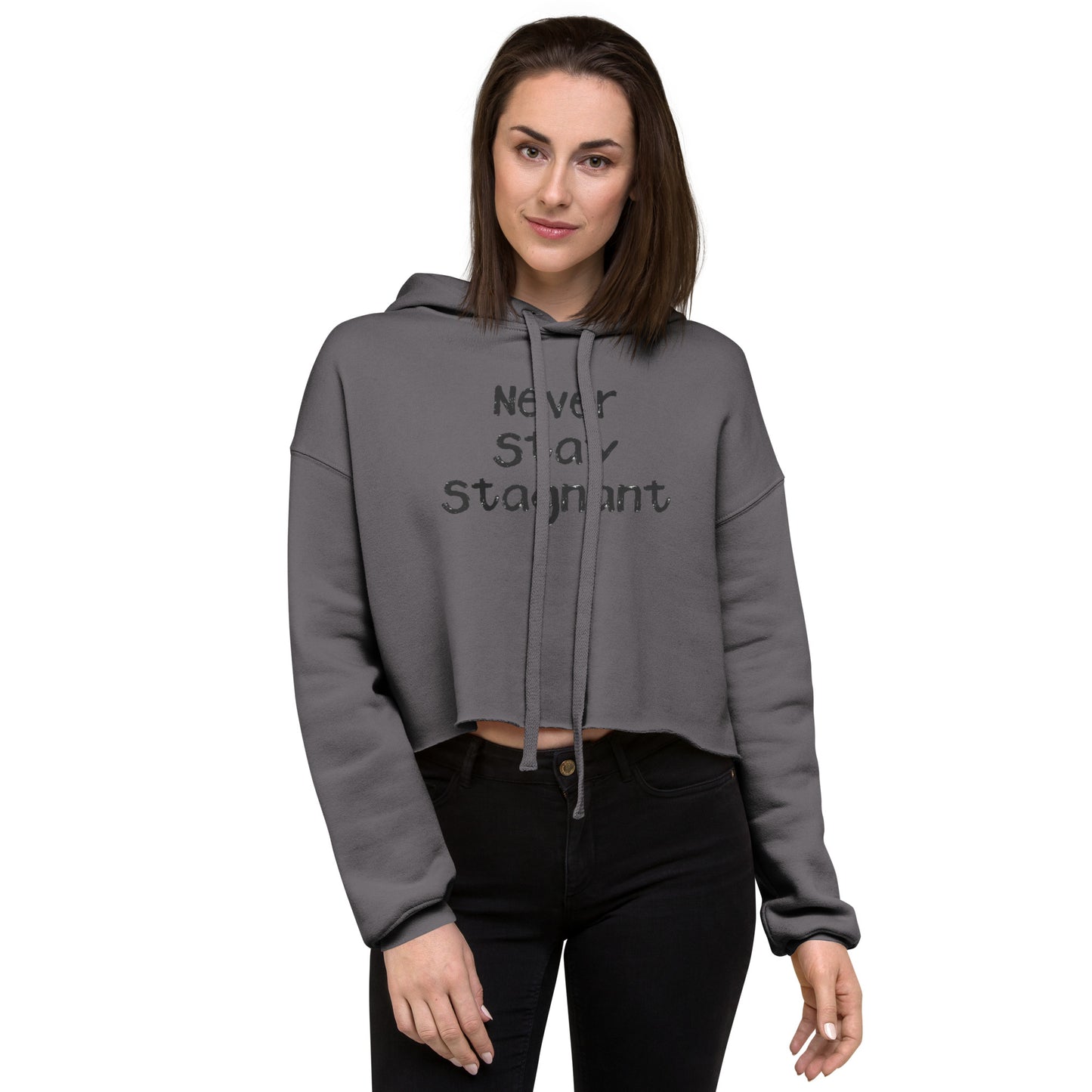 Crop Hoodie with a Flirty Message