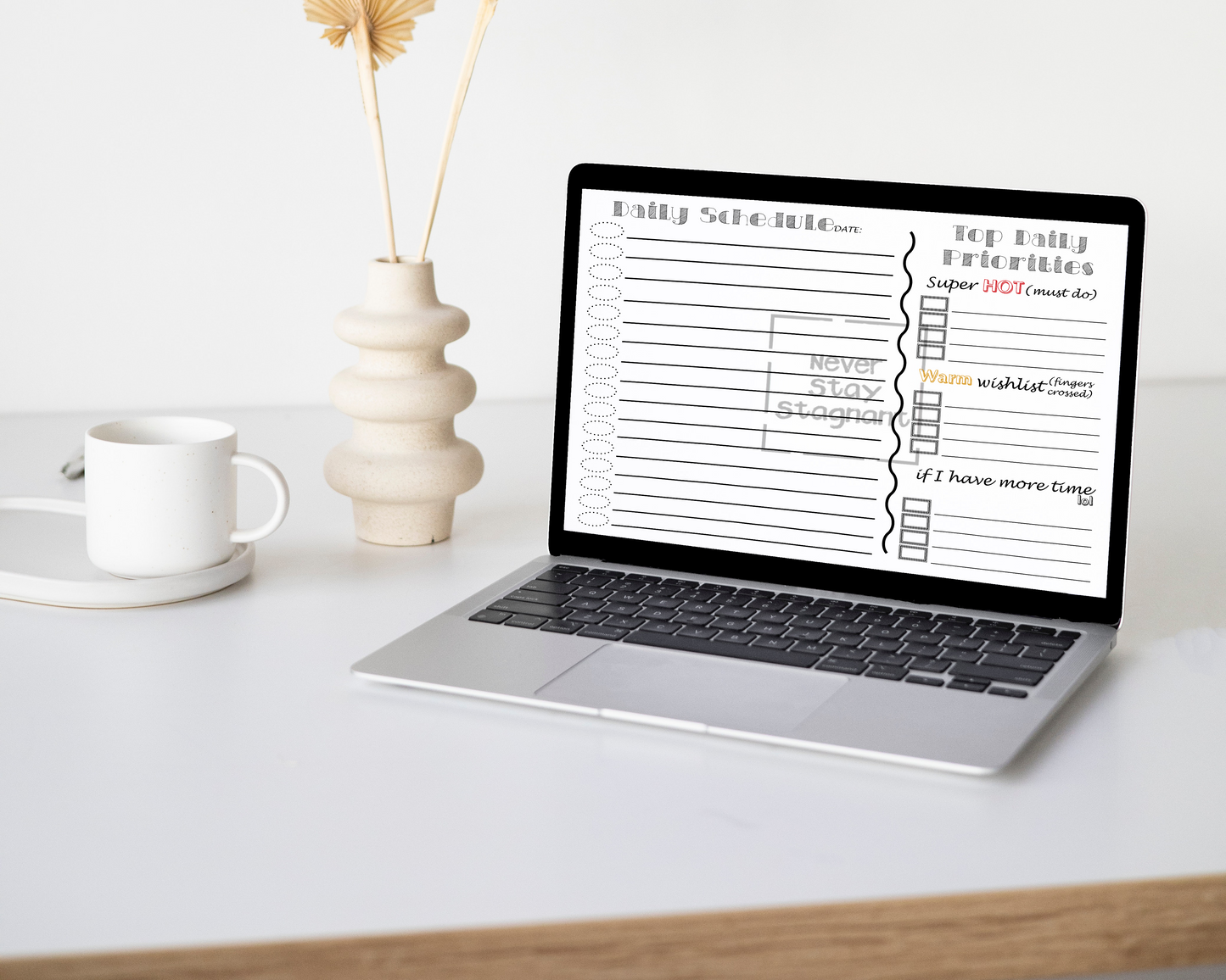 Daily Schedule Digital Download