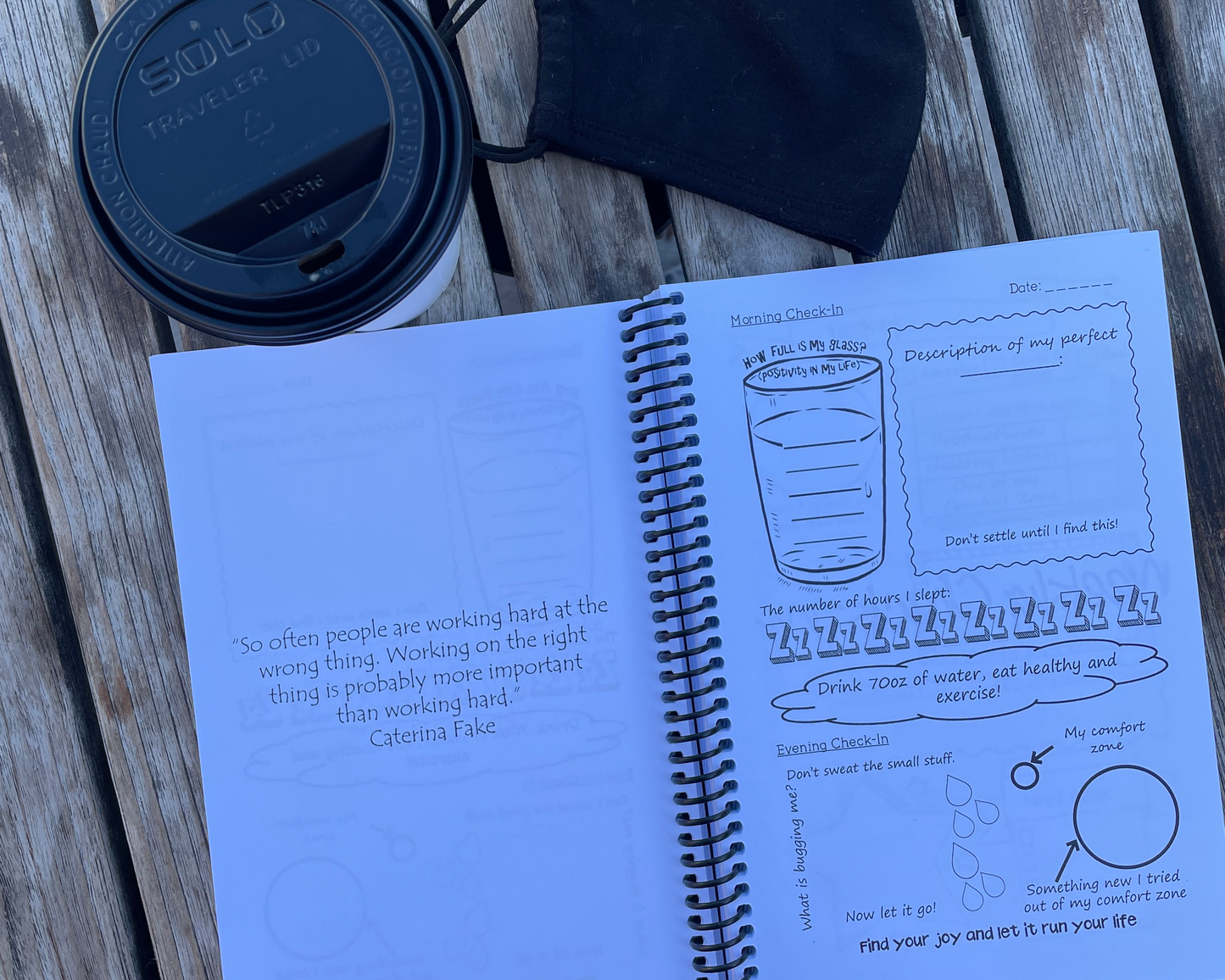 Make Yourself Proud: An Interactive Self-Improvement Journal