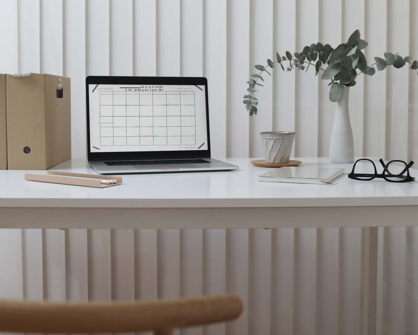 FREE Digital Downloads (lined, dotted or monthly calendar)