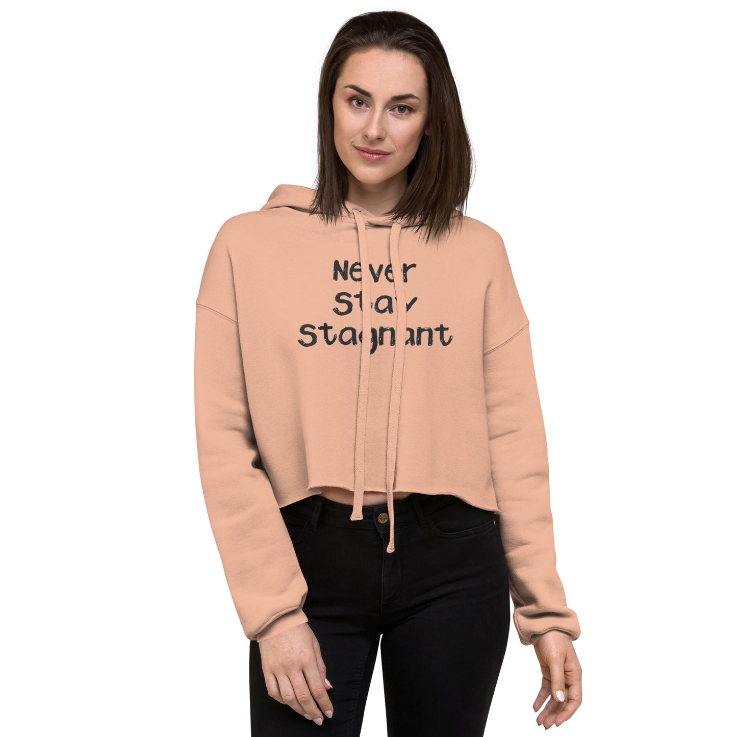 Crop Hoodie with a Flirty Message
